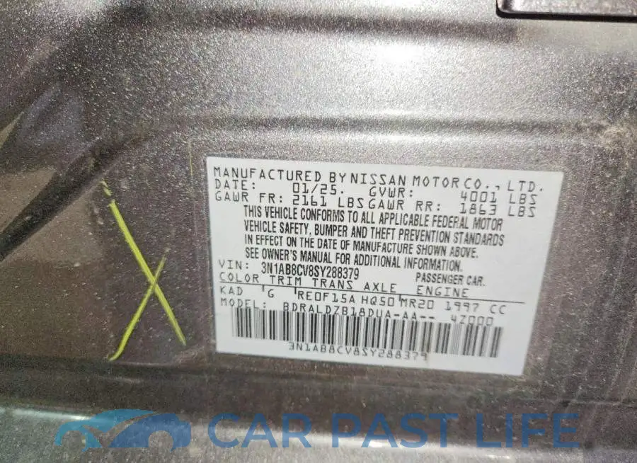 3N1AB8CV8SY288379# 12