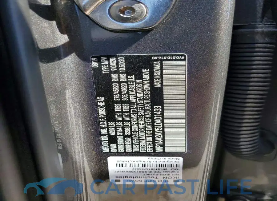 WP1AA2AY5LDA01433# 13
