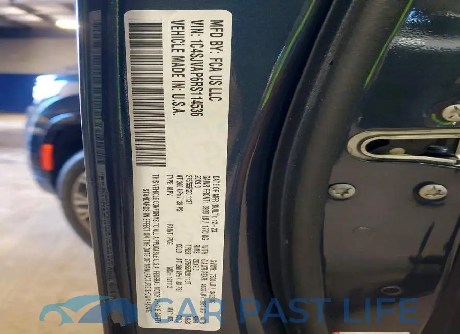 1C4SJVAP6RS114536# 13