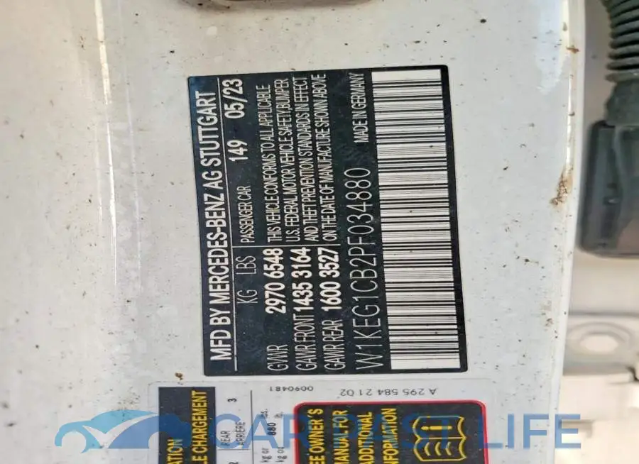 W1KEG1CB2PF034880# 13