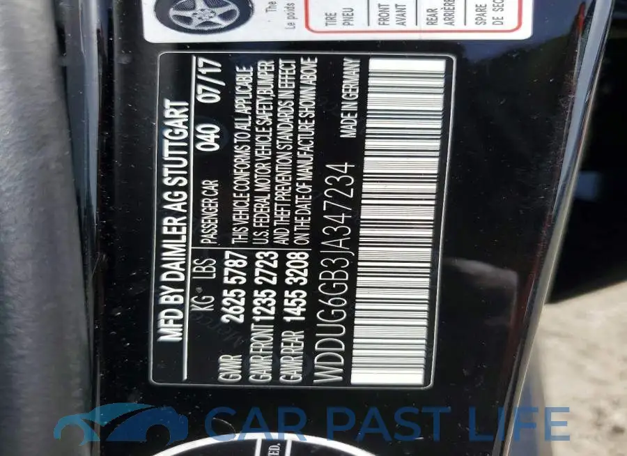 WDDUG6GB3JA347234# 12