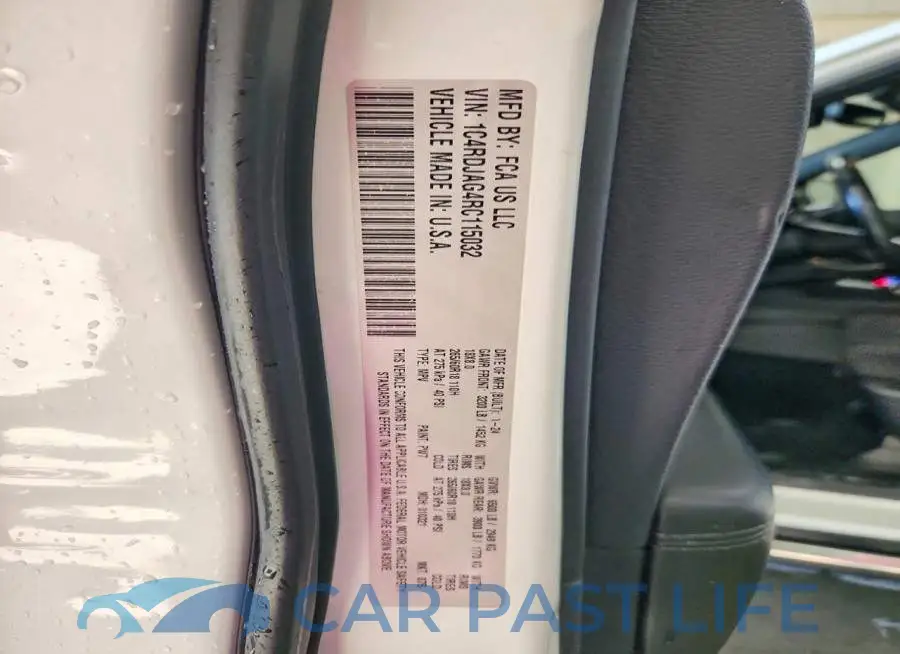 1C4RDJAG4RC115032# 13