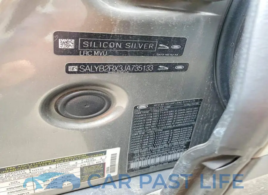 SALYB2RX3JA735133# 12