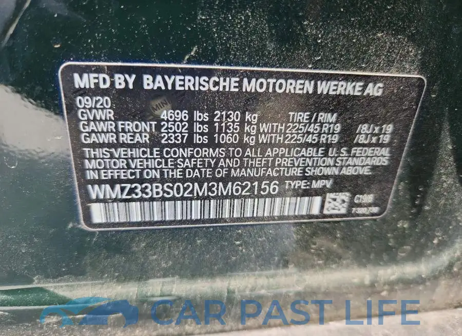 WMZ33BS02M3M62156# 12