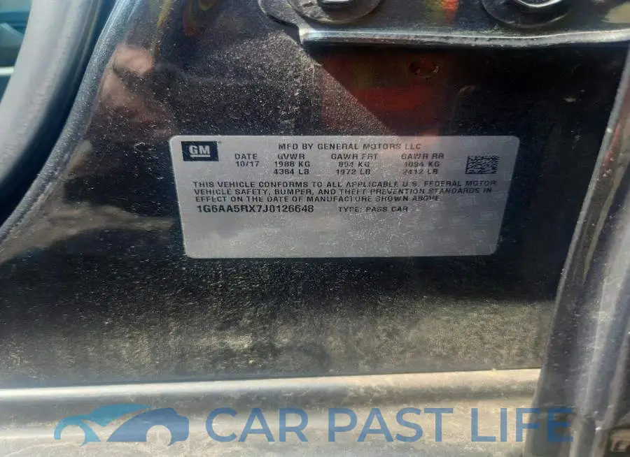 1G6AA5RX7J0126648# 12