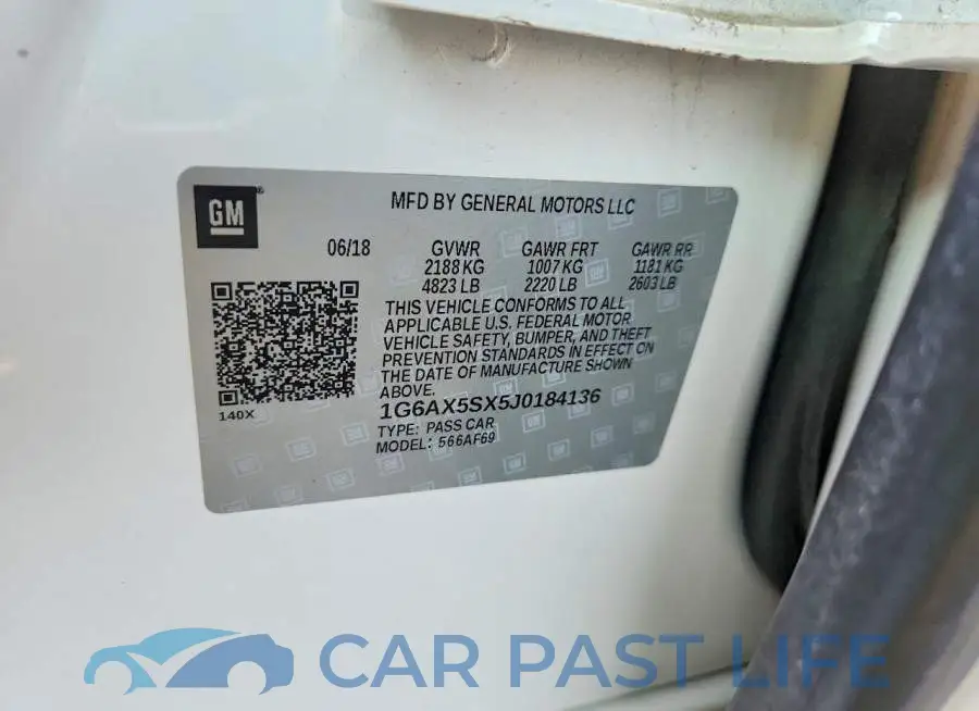 1G6AX5SX5J0184136# 12
