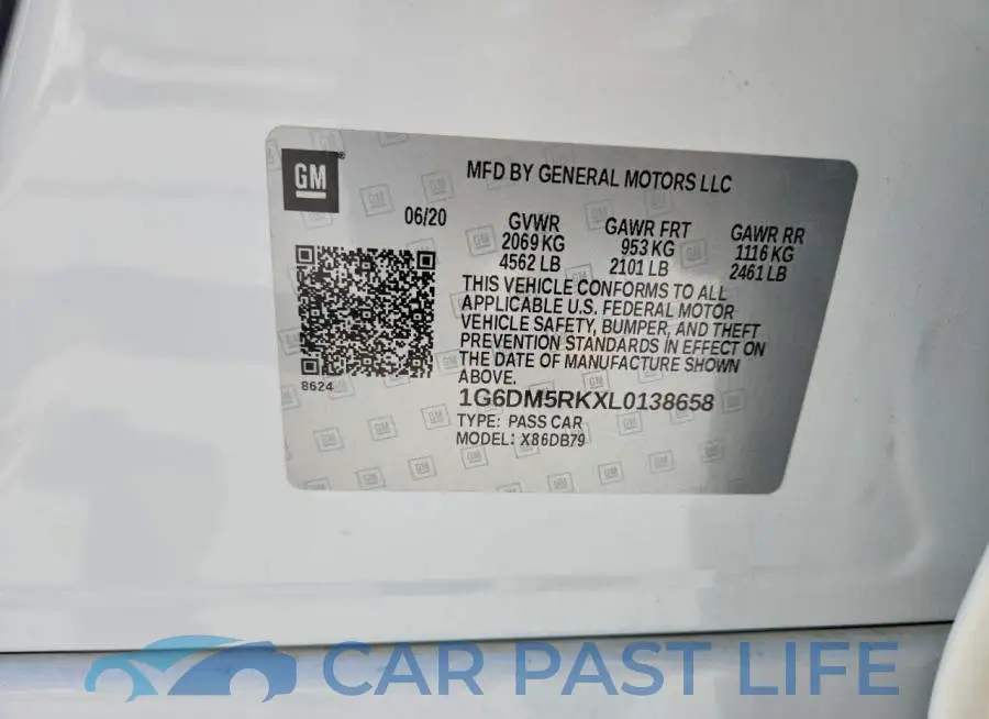 1G6DM5RKXL0138658# 13