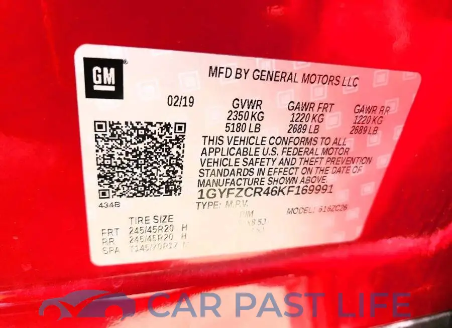 1GYFZCR46KF169991# 12
