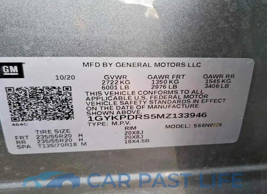 1GYKPDRS5MZ133946# 13