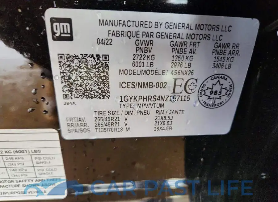 1GYKPHRS4NZ157115# 14
