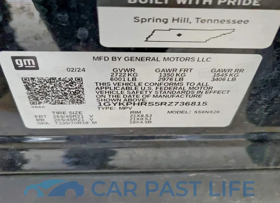 1GYKPHRS5RZ736815# 13