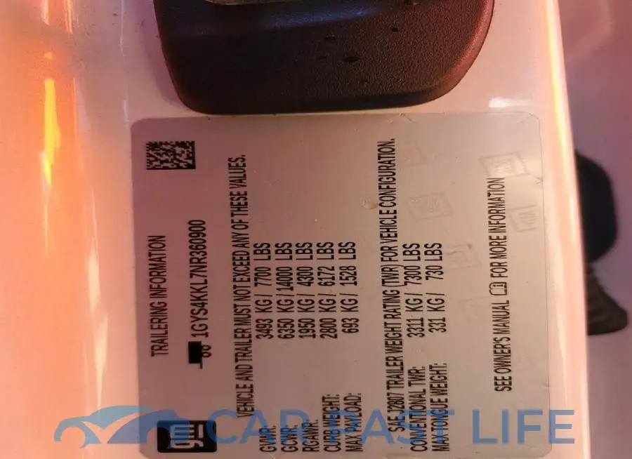 1GYS4KKL7NR360900# 13