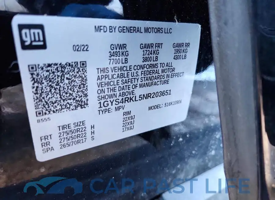 1GYS4RKL5NR203651# 14