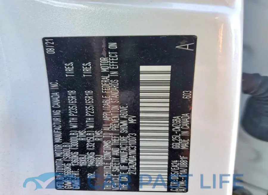 2T2AZMDA1NC310073# 12