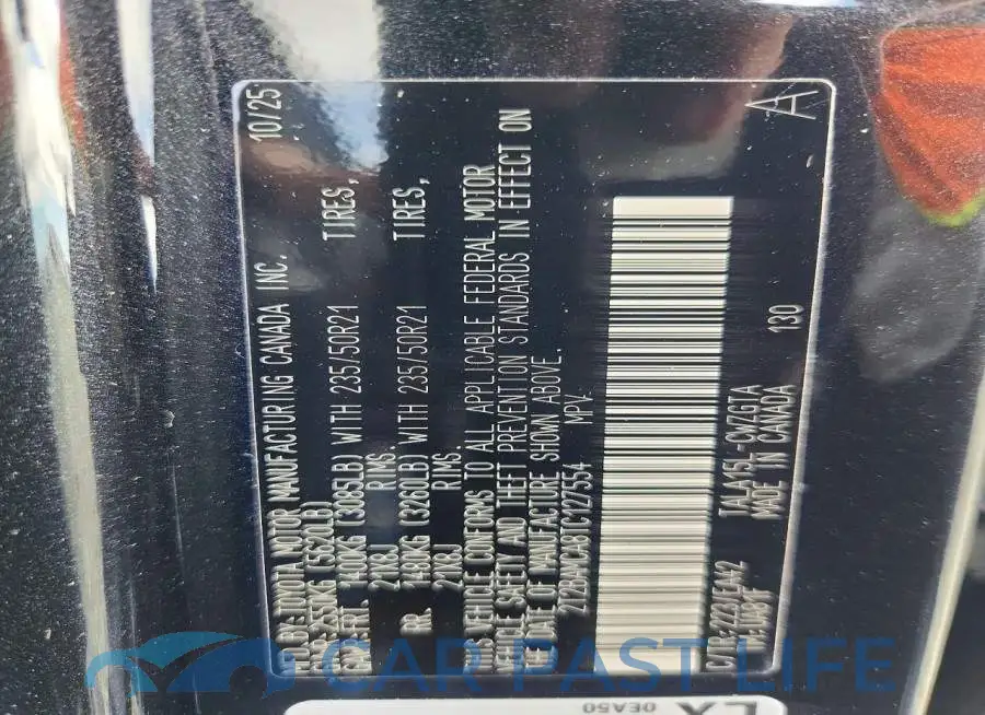 2T2BAMCA8TC127554# 13