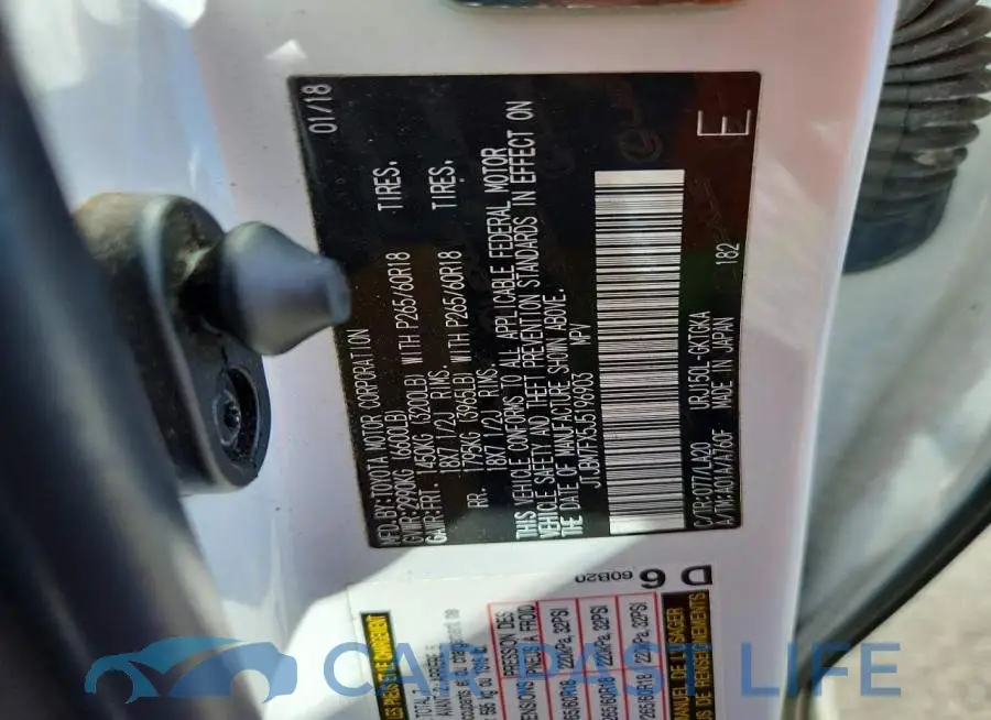 JTJBM7FX5J5196903# 13