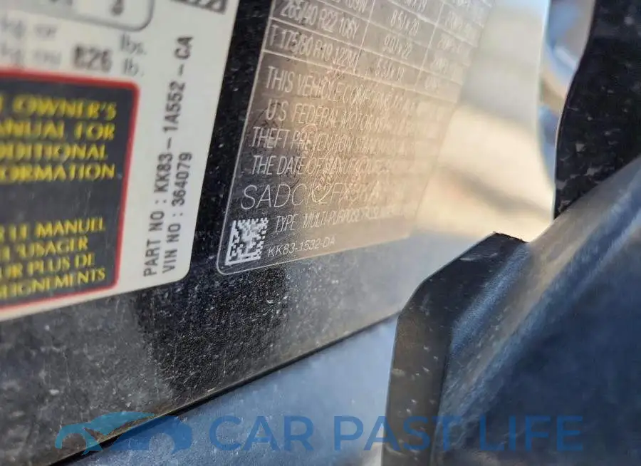 SADCK2FX3KA364079# 12