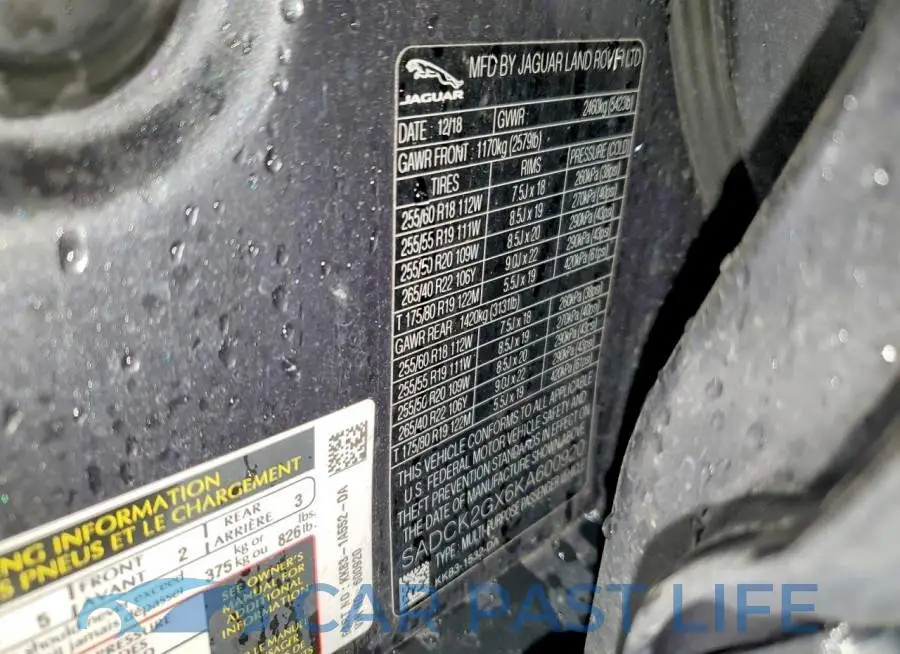 SADCK2GX6KA600920# 12