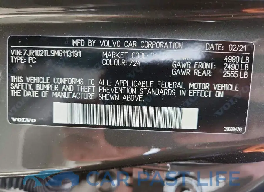 7JR102TL9MG113191# 12