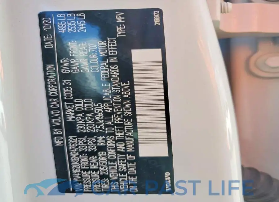 YV4162UK6M2476321# 13