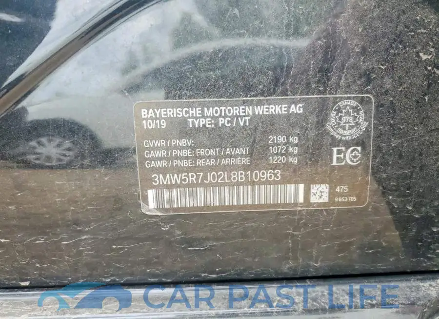 3MW5R7J02L8B10963# 12