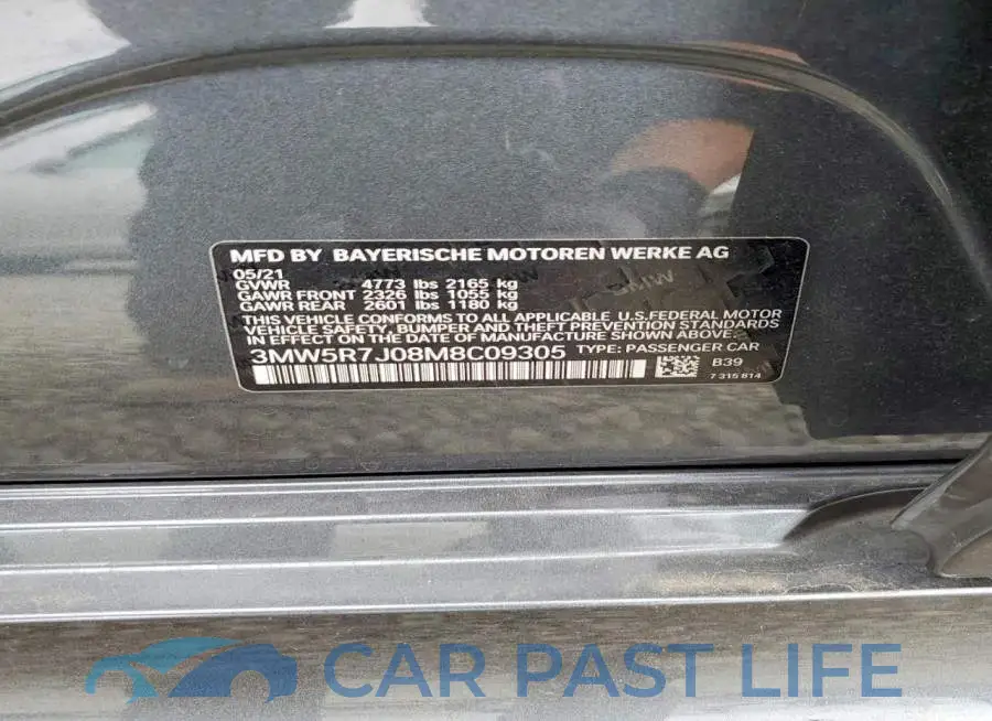 3MW5R7J08M8C09305# 13