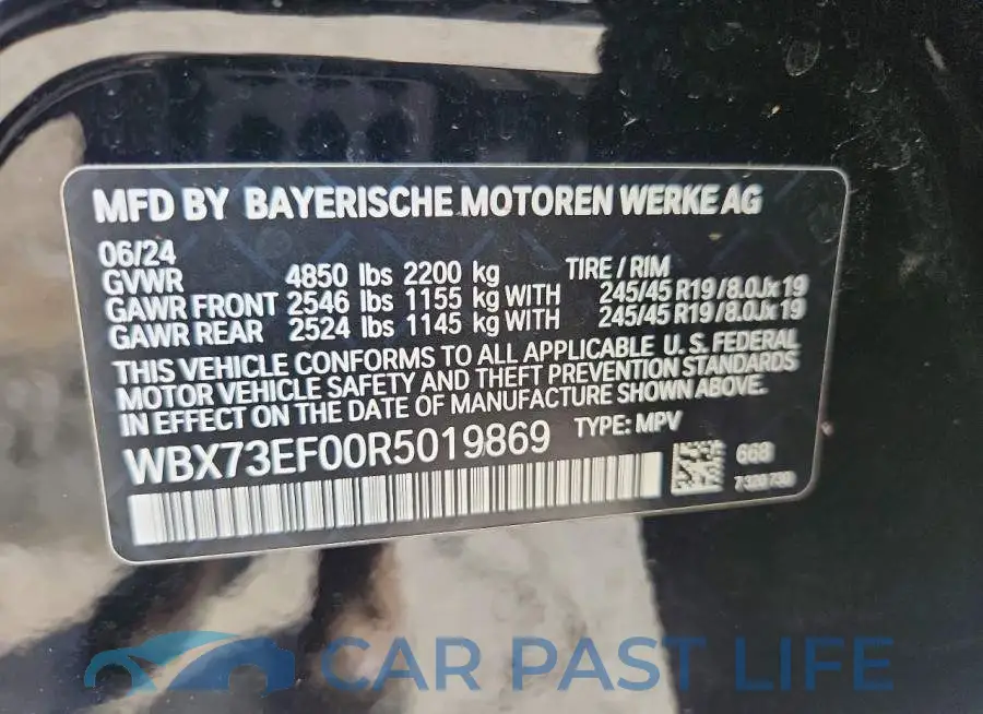 WBX73EF00R5019869# 12