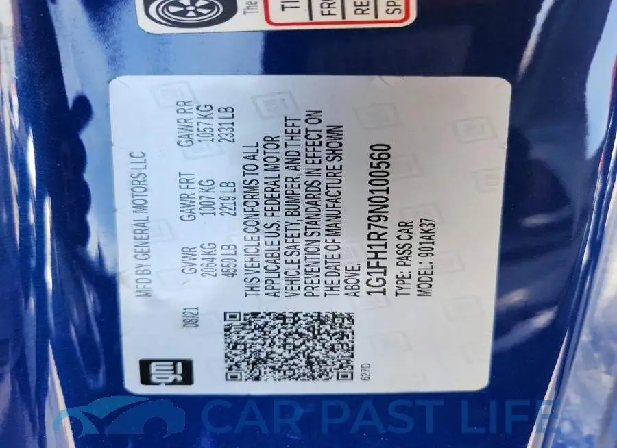 1G1FH1R79N0100560# 13