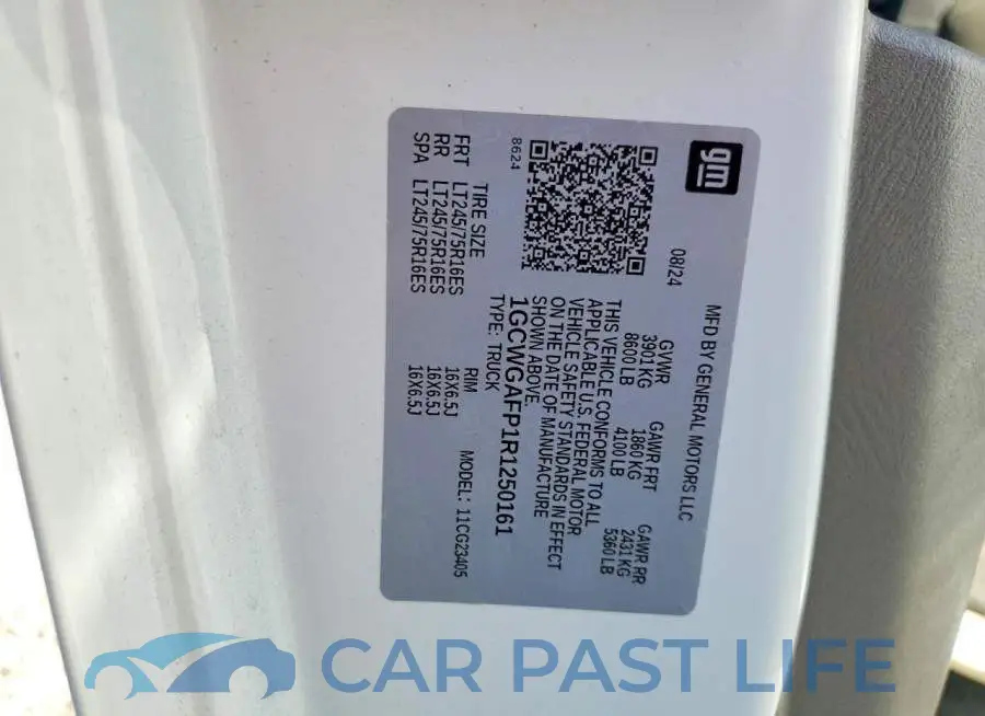 1GCWGAFP1R1250161# 13