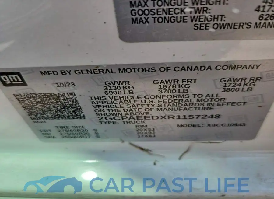 2GCPAEEDXR1157248# 12
