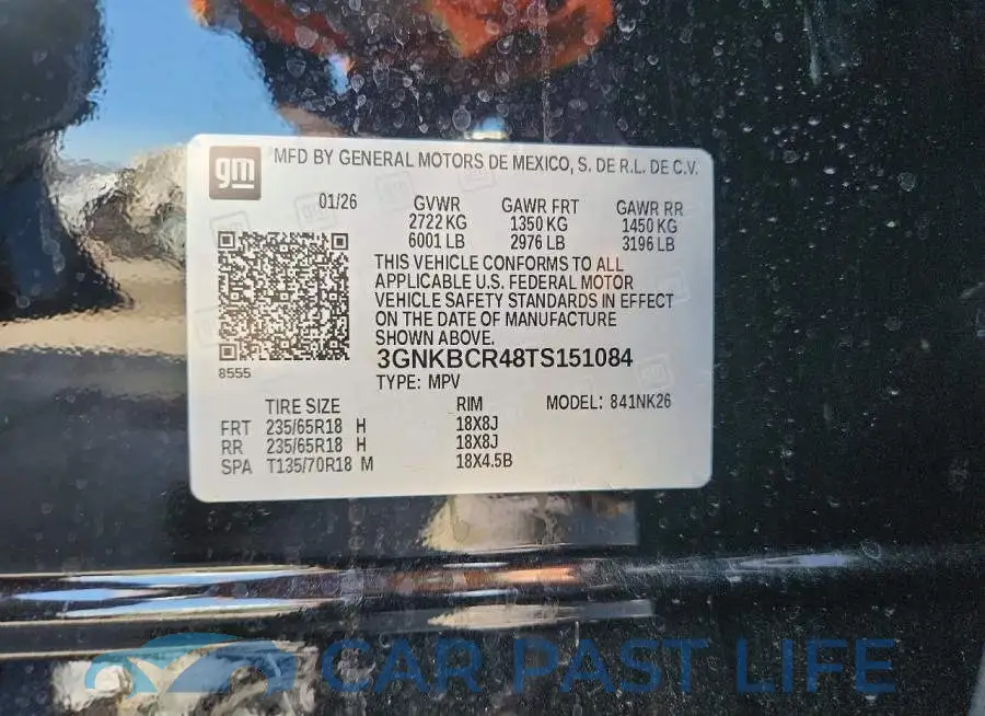 3GNKBCR48TS151084# 13