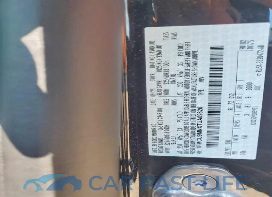 1FMCU9MNXTUA09826# 13