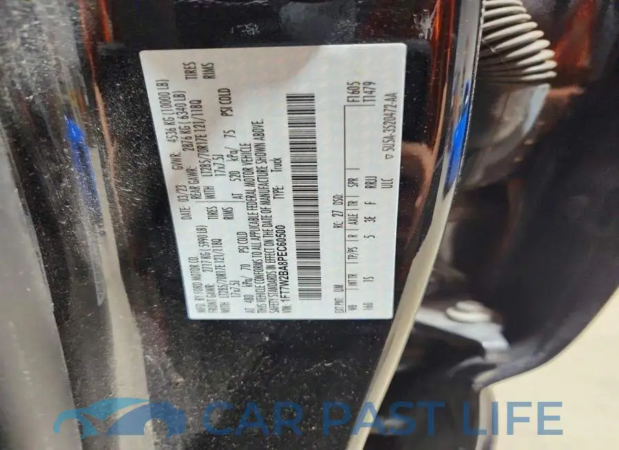 1FT7W2BA8PEC60500# 12
