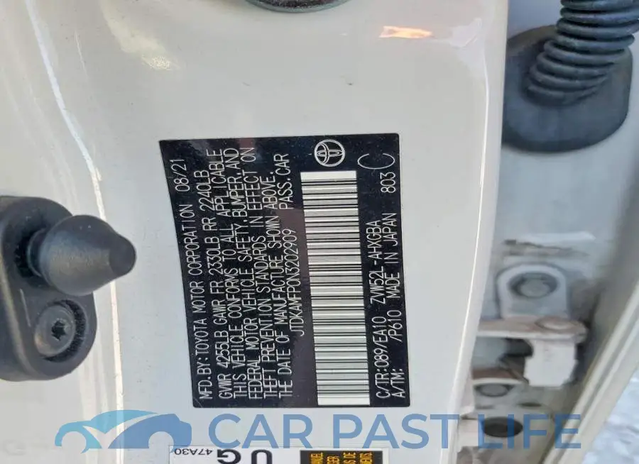 JTDKAMFP0N3202909# 12
