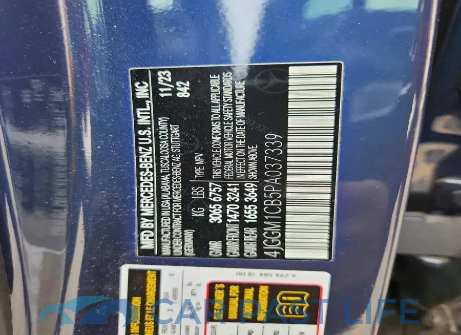 4JGGM1CB5PA037339# 14