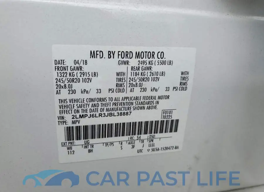 2LMPJ6LR3JBL38887# 14