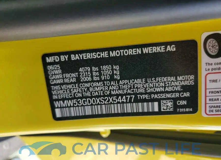 WMW53GD0XS2X54477# 12