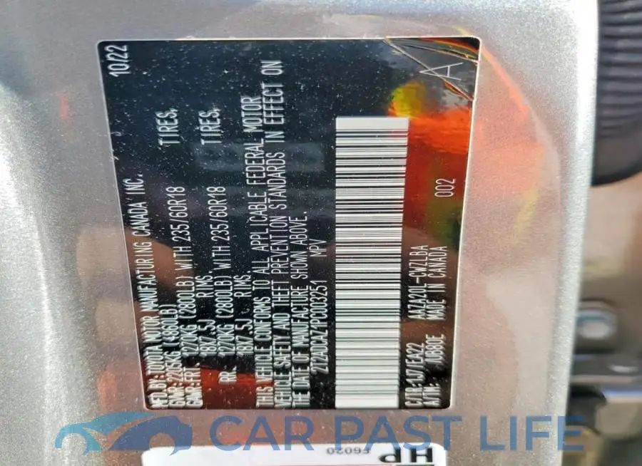 2T2ADCAZ1PC003251# 14