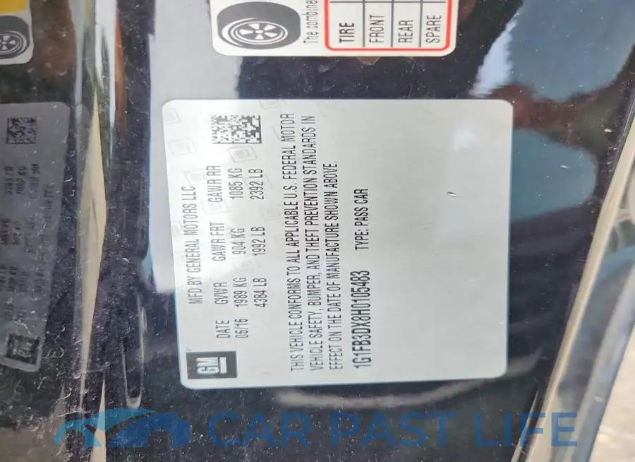 1G1FB3DX8H0105483# 13