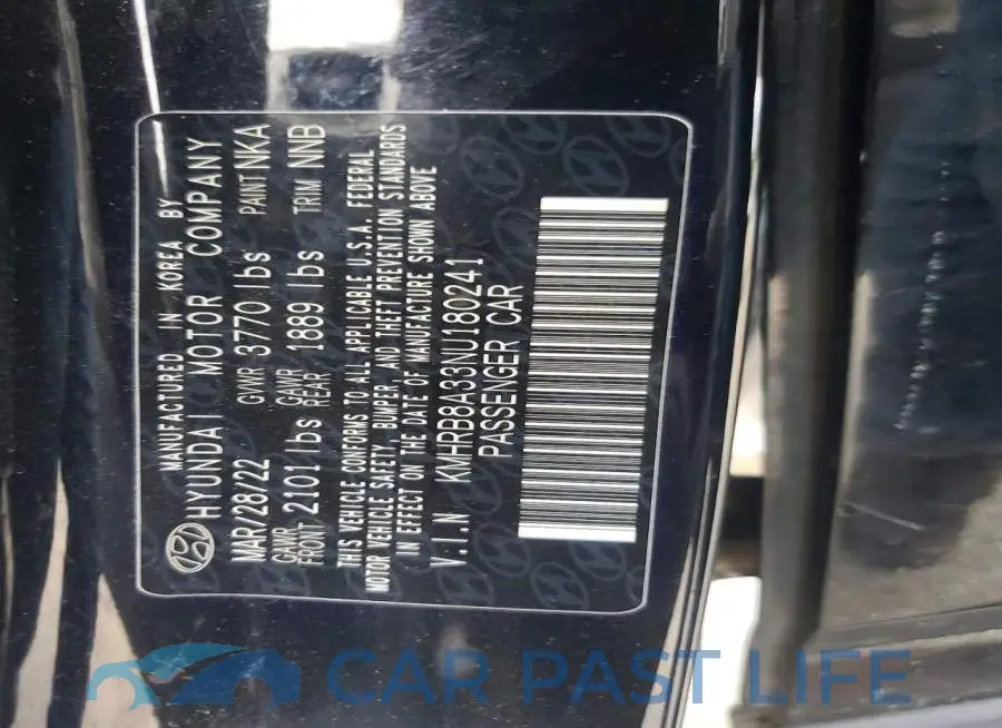 KMHRB8A33NU180241# 12