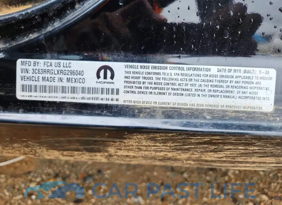 3C63RRGLXRG296040# 12