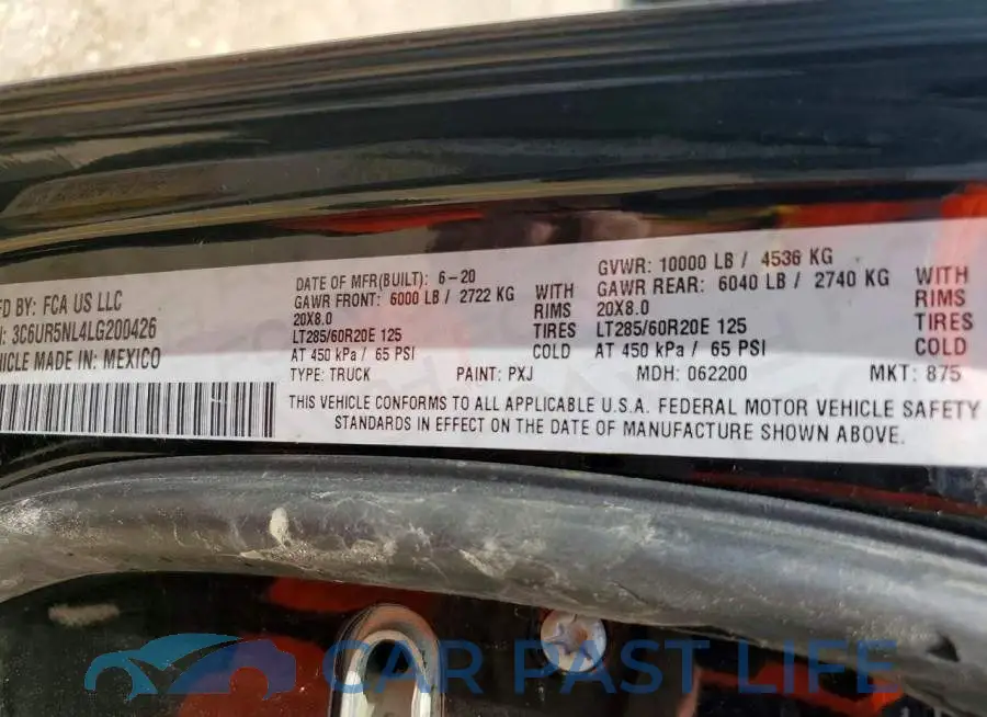 3C6UR5NL4LG200426# 12
