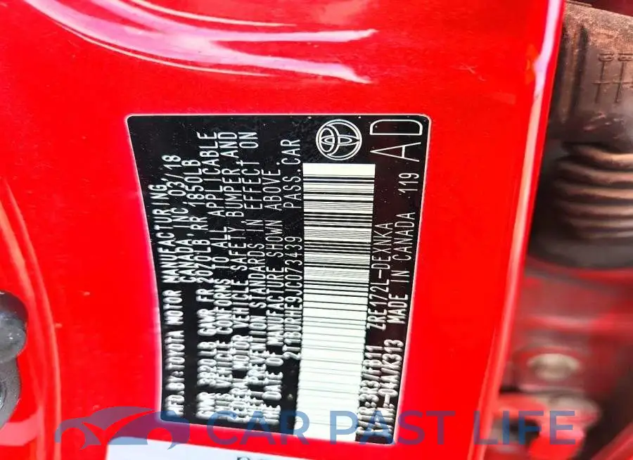 2T1BURHE9JC073439# 12