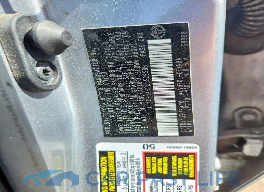4T1C31AK5LU528586# 12