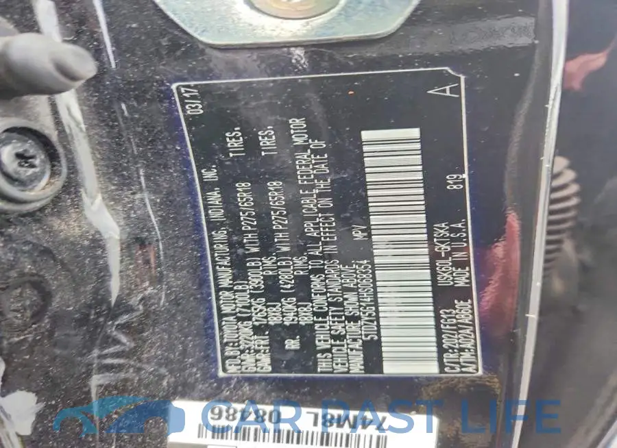 5TDZY5G14HS068354# 13
