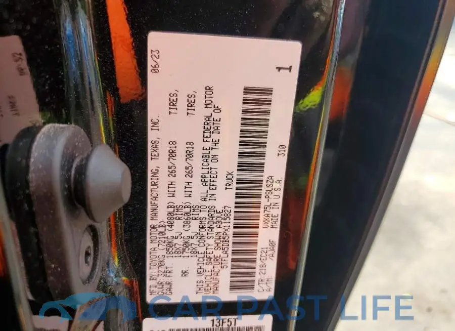 5TFLA5DB5PX115827# 12