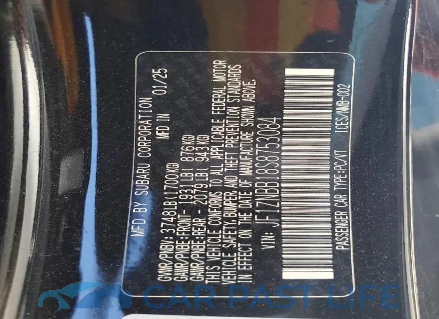 JF1ZNBB18S8753084# 13