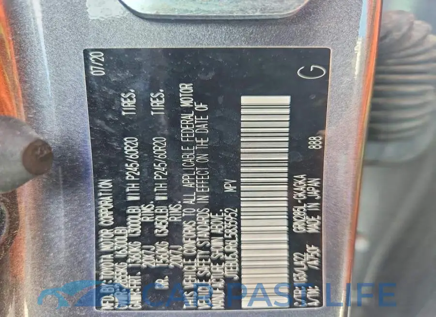 JTEBU5JR6L5835952# 14