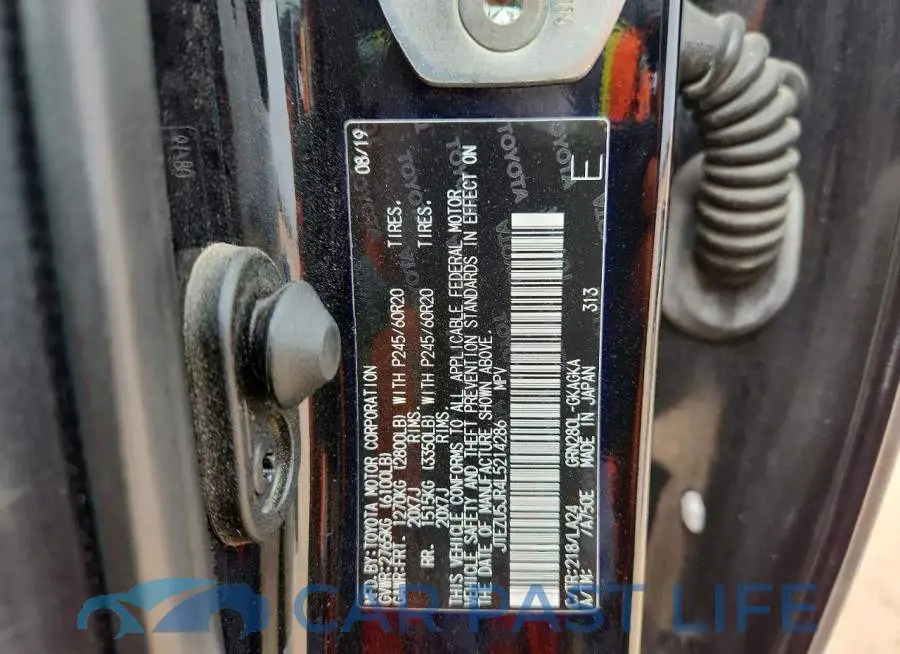JTEZU5JR4L5214286# 12