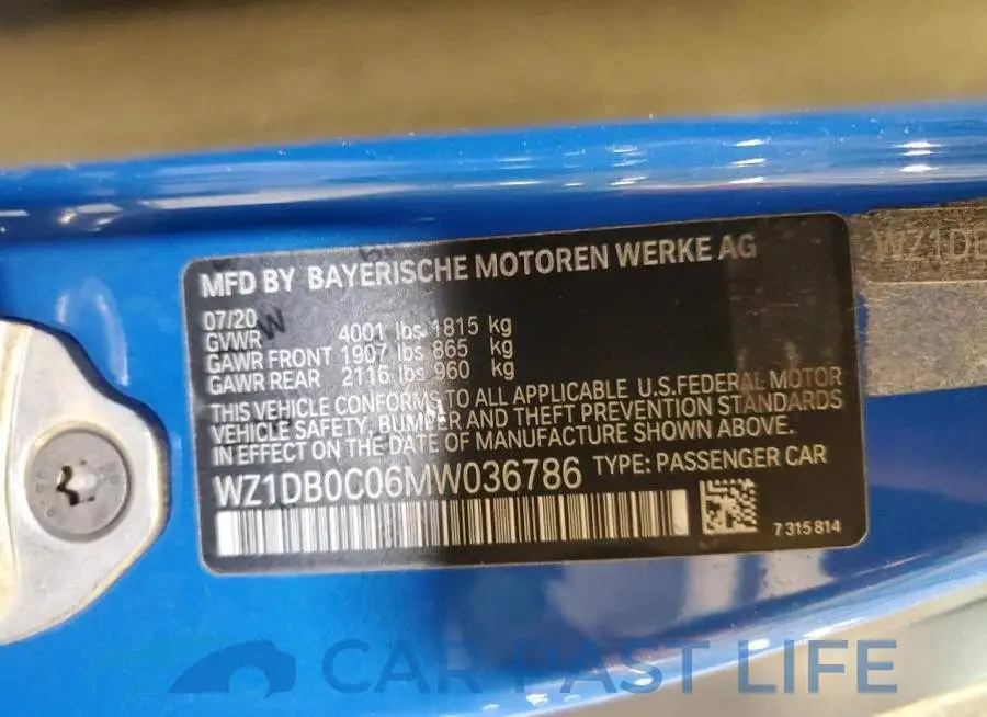 WZ1DB0C06MW036786# 12